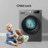 Hisense WFQP7012EVMT 7Kg Front Load Washing Machine,Silver (2YRs WRTY) - Image 2