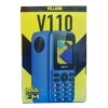 VILLAON V110, 1.77" Kabambe, Wireless FM, Camera, Bright Touch, Facebook, 1000mAh (Dual Sim) Blue - Image 2