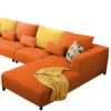 6 Seater L Shaped Sofa - Image 4