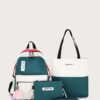 4 in 1 fashion ladies backpack  - Image 2